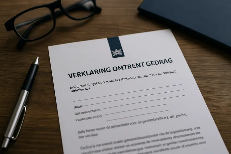 Alles wat je moet weten over de verklaring omtrent gedrag
